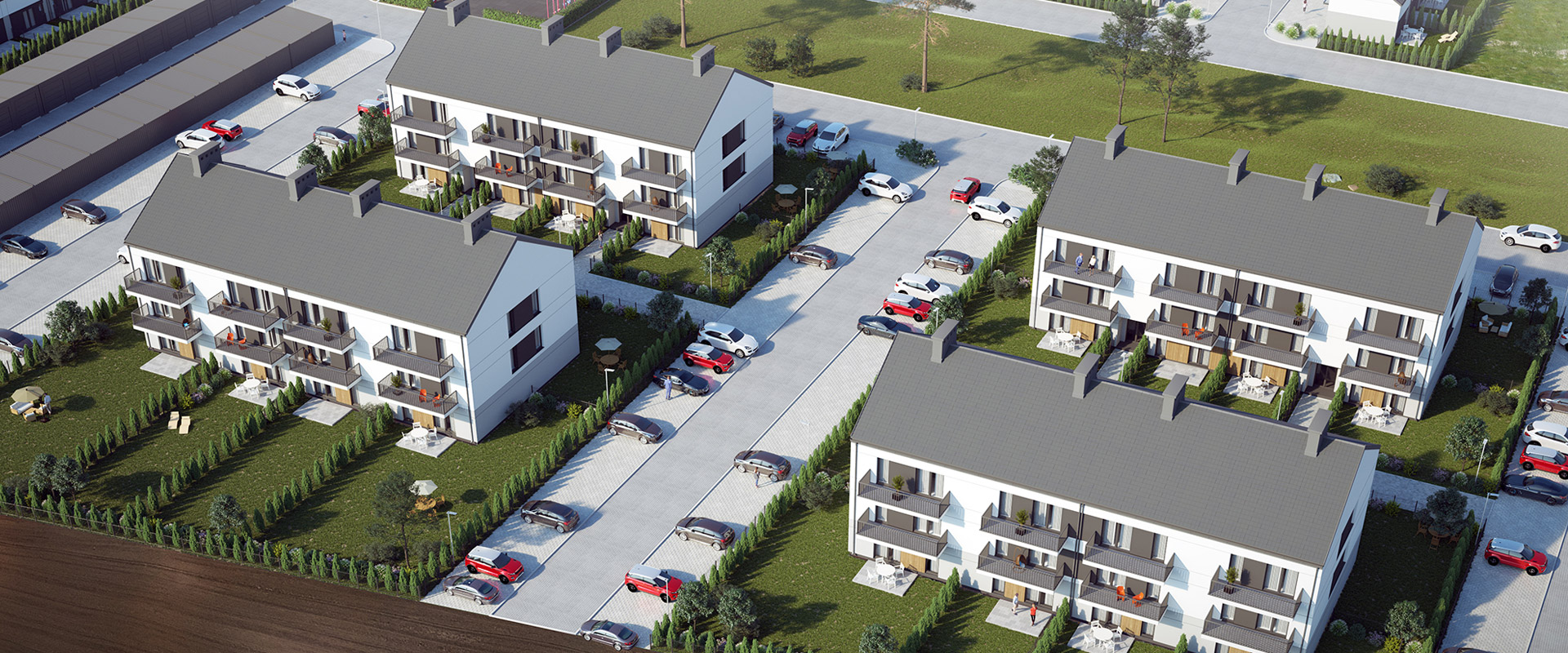 Bloki Mogilno - nowe osiedle i mieszkania